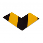 3" Wide Solid Yellow Angle With Black Chevrons