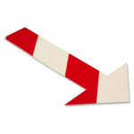 White Arrow with Red Chevrons, 10" x 6"