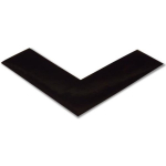 2" Wide Floor Tape Solid, Black Angle