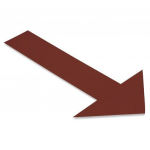 Solid Brown Arrow Tape