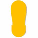 Yellow Big Footprint, Floor Marking
