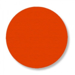 Solid Dot, Floor Marking, Orange 1"