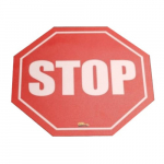 "Stop" Sign Modern Floor Sign, 12"