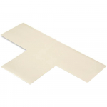 3" Wide Solid White T, Floor Tape