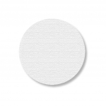 3.5" White Solid Dot