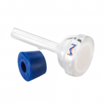 Glass Base and Stopper, 47 mm, Glass Frit