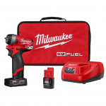 M12 Fuel 1/4" Stubby Impact Wrench Kit