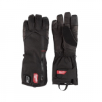 Black USB Rechargeable Heated Gloves, XL