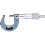 Tube Micrometer Spherical Anvil Flat Spindle 0-25mm