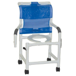 Mid-Size Shower Chair, Double Drop Arms