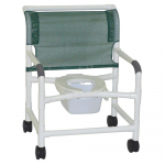 Wide Shover Chair with Square Pail