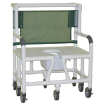 Bariatric Shower Chair, Out Commode Pail