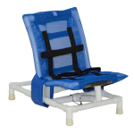 Articulating Bath Chair with Casters
