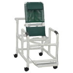 Reclining Shower Chair, Double Drop Arms