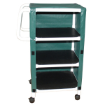 3-Shelf Linen Cart with Mesh Cover