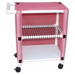 2-Shelf Mini-Linen Cart with Area Shelf