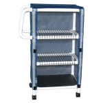 3-Shelf Mini-Linen Cart with Area Shelf