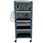 4-Shelf Mini-Linen Cart with Area Shelf