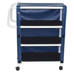 3-Shelf Utility, Linen Cart, Size: 20" x 32"