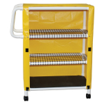 3-Shelf Utility, Linen Cart with Area Shelf