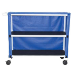 2-Shelf Jumbo Linen Cart with Cover