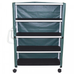 4-Shelf Jumbo Linen Cart