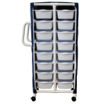 Specialty Cart with 16 Pull Out Tubs