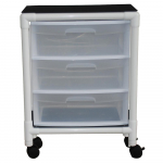 Universal Isolation Cart with 3 Drawers