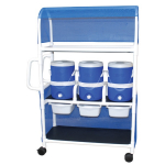 Hydration Cart, Three 5 Gallon Water Coolers