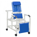Reclining Shower Chair, Elevating Leg Rest