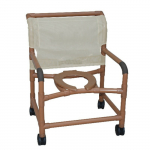 Woodtone Wide Shower Chair, No Pail