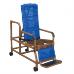Woodtone Tilt Shower Chair, Pail
