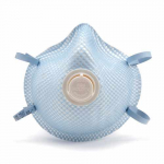 Respirator with Exhale Valve, Low Profile Nose