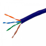 Cat5e Ethernet Cable, Solid, 350MHz, 1000', Purple UL