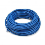 Cat5e Ethernet Patch Cable Snagless RJ45, 50ft, Blue