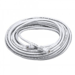 Cat5e Ethernet Patch Cable Snagless RJ45, 50ft, White