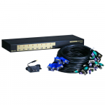 8-Port USB PS2 Combo KVM Switch with Cable, Retail