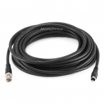 BNC M/ RCA M RG59U Cable, 25ft