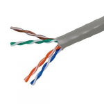 Cat5e Ethernet Bulk Cable Stranded, 1000ft, Gray