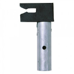 Aluminum Rubber Pole Adapter, 4"