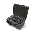 6 Lens Waterproof Hard Case, Olive