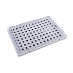 Full Skirt Clear 0.1mL H1 Notch PCR Plate