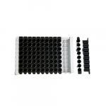 Black Frame and 96 White Well Elisa Plate