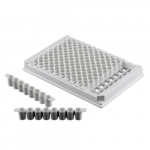 White Frame and 96 White Well Elisa Plate