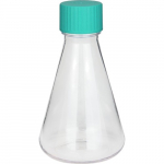 250mL PC Conical Flask, Flat Bottom, Vent Caps
