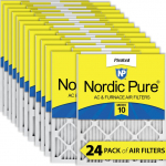 10x20x1 Pleated MERV 10 Air Filters 24 Pack