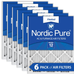 10x24x1 Pleated MERV 12 Air Filters 6 Pack