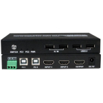 UniMux Low-Cost HDMI USB KVM Switch, 2-Port