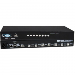 4K 18Gbps HDMI USB KVM Switch 8-port