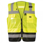 Black Bottom Surveyor Vest Yellow L